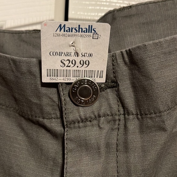 GAP men’s 100% cotton shorts in dark grey size 35 NWT - Picture 6 of 9